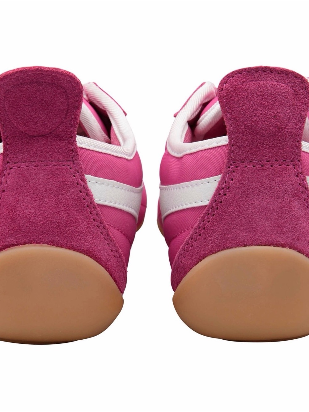 Gola Curve Sneaker-  Women's Hot Pink & White  w/White Stripes NWT Sneakers - Picture 6 of 9